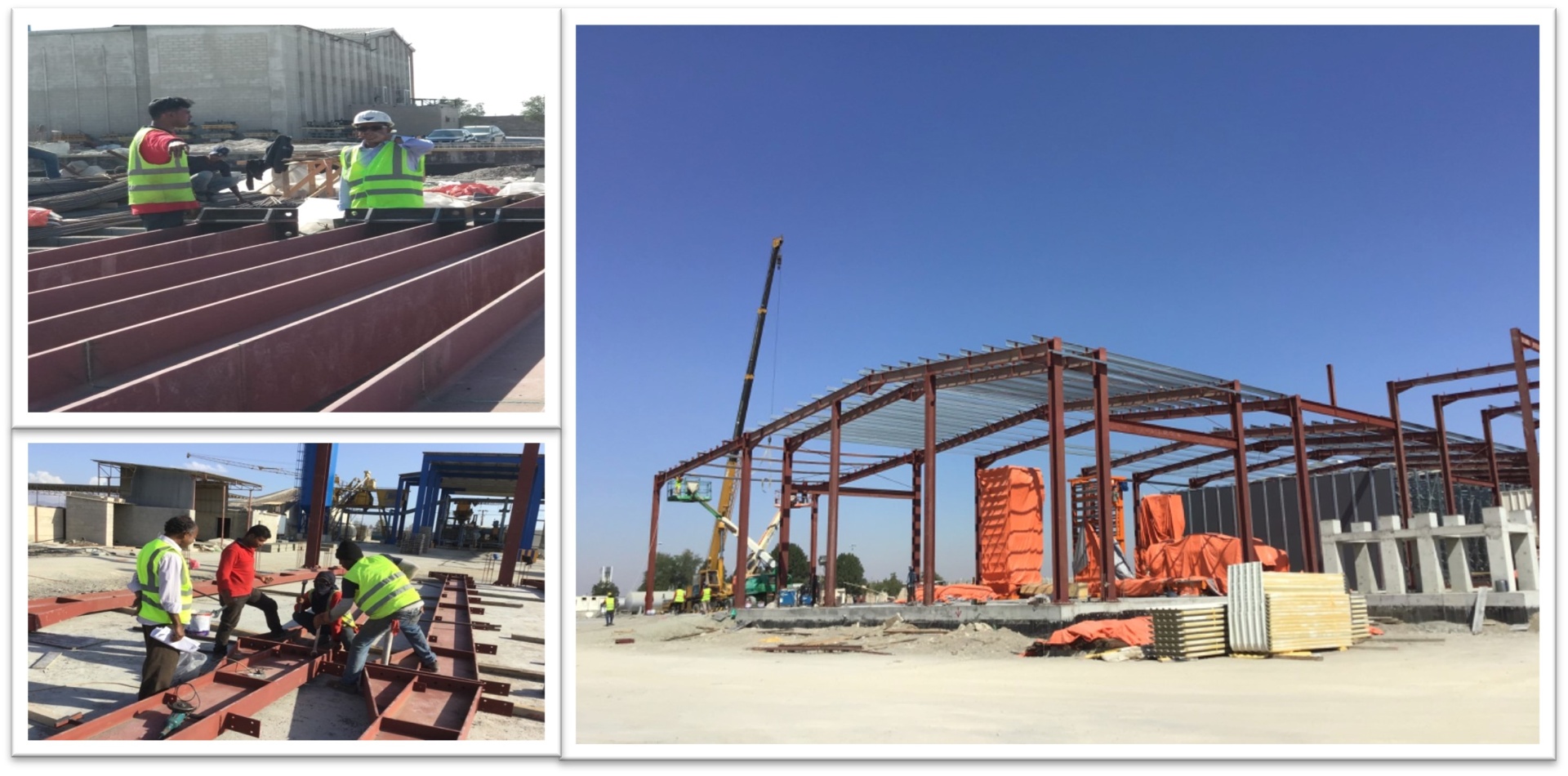 Structural steel erection