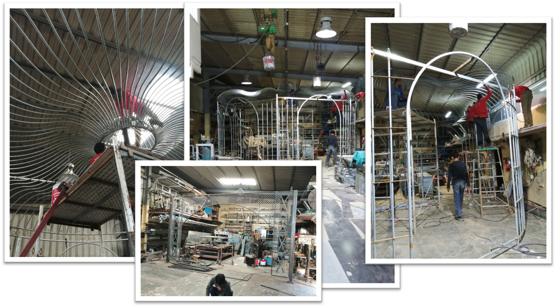 Heavy workshop metal fabrication